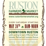 Ruston Farmers Market poster