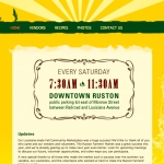 Ruston Farmers Market web site
