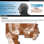 SRAC: EYE20 Creative Corridor: Triumph Over Tragedy web site and interactive quiz