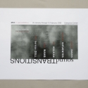 2008-01 soundTRANSITIONS promotional silkscreen poster